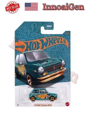 Hot Wheels Custom '70 Honda N600 Blue 56th Anniversary Edition Diecast Car NIB